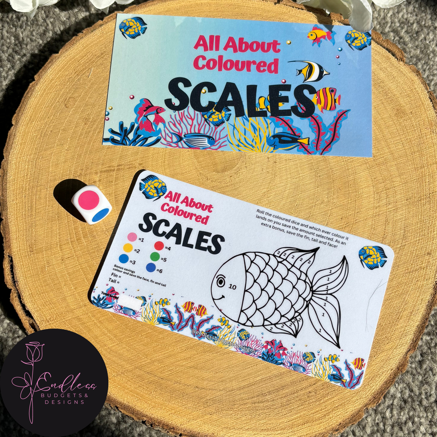 All About Coloured Scales Savings Challenge