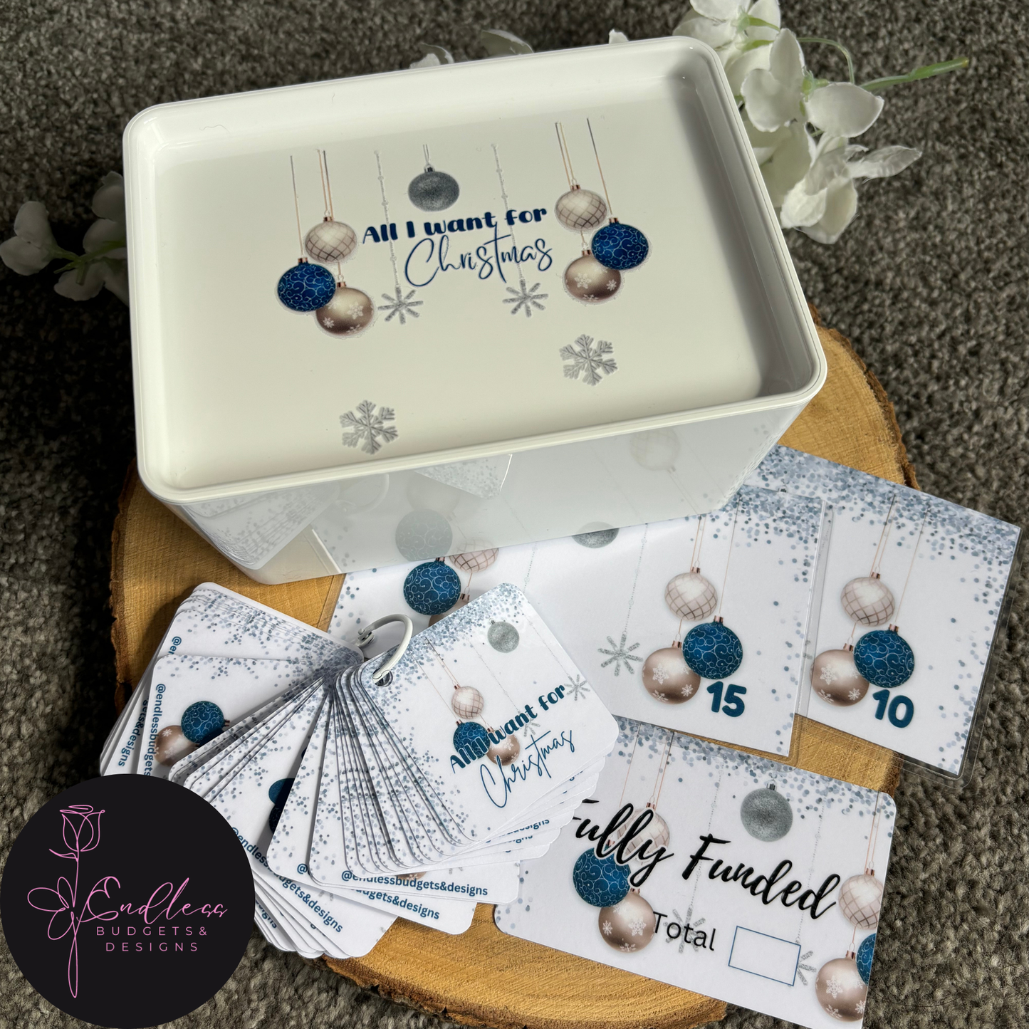 All I Want For Christmas Savings Box Bundle (made to order 2-3 week dispatch)