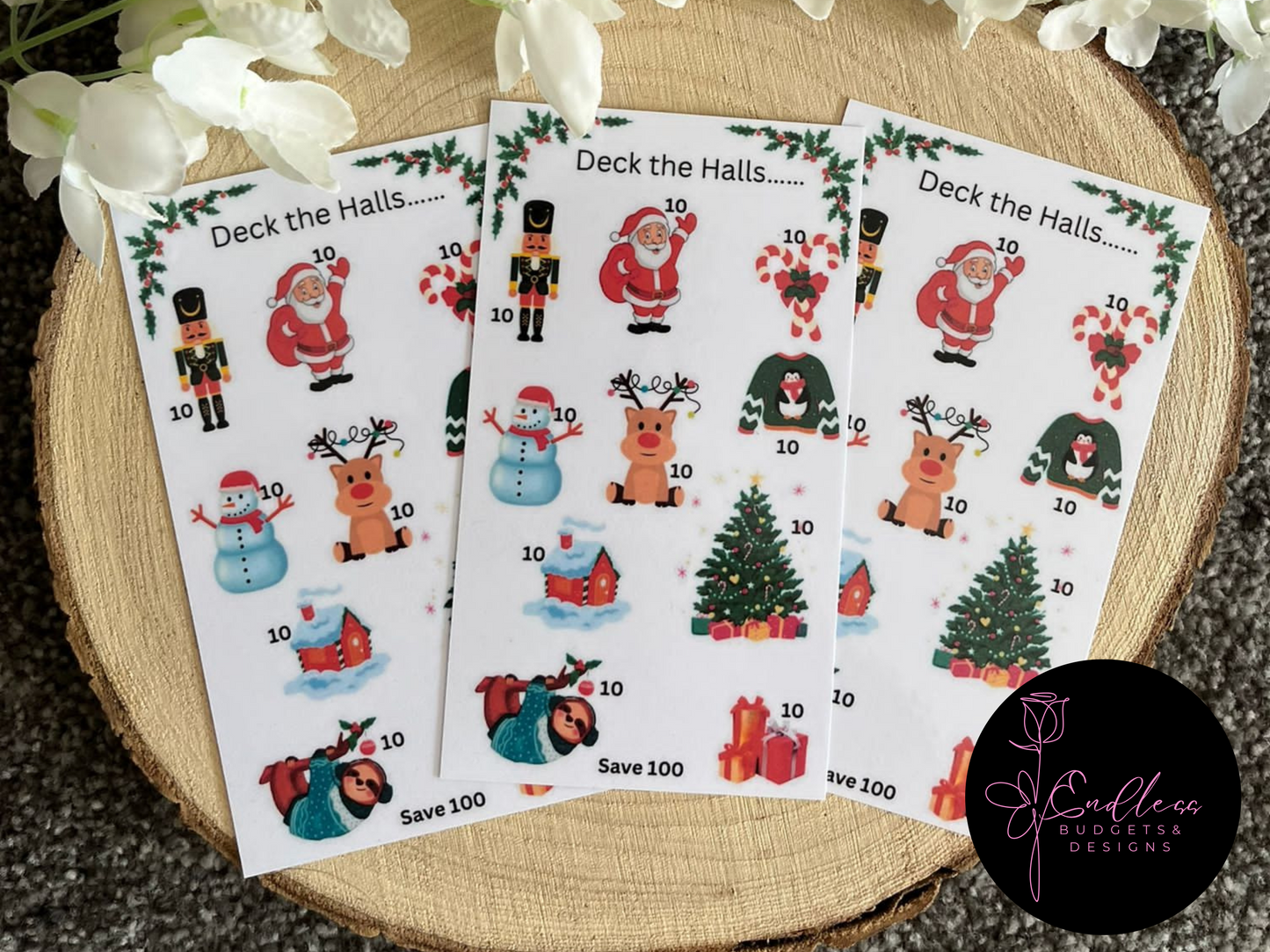 Deck The Halls Christmas Savings Challenge