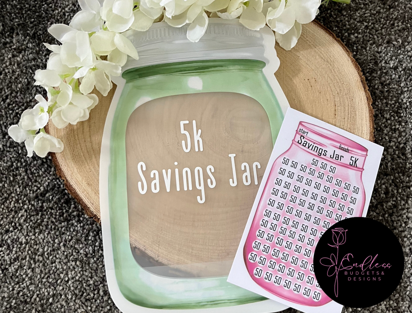 1K, 2K, 5K or 10K Savings Jar Challenges