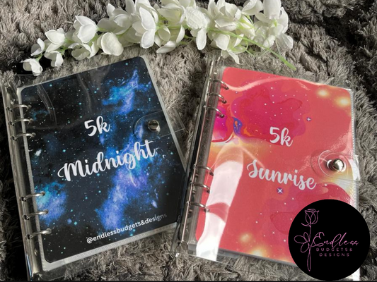 PRE ORDER (2-3 WEEK DISPTACH) 5K Sunrise & Midnight Binder