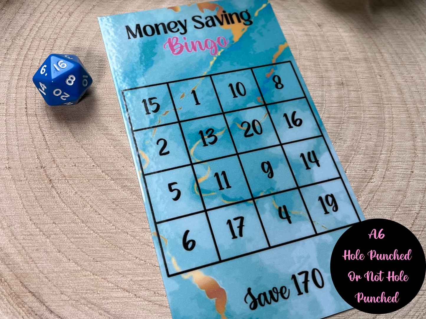 Money Saving Bingo Challenge